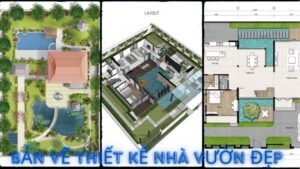 bản vẽ thiết kế nhà vườn đẹp